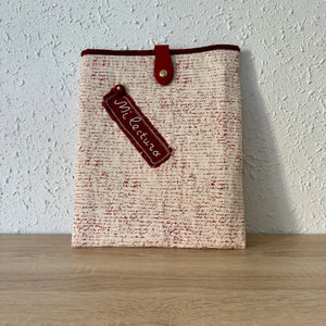Funda de tela para libros artesanal · Mi Lectura